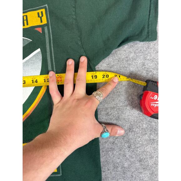 Vintage Green Bay Packers NFL Graphic Tee T-Shirt Men Medium Football Sportswear - Picture 4 of 4